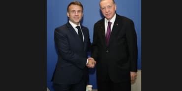 Cumhurbaşkanı Erdoğan Fransa Cumhurbaşkanı Macron ile görüştü