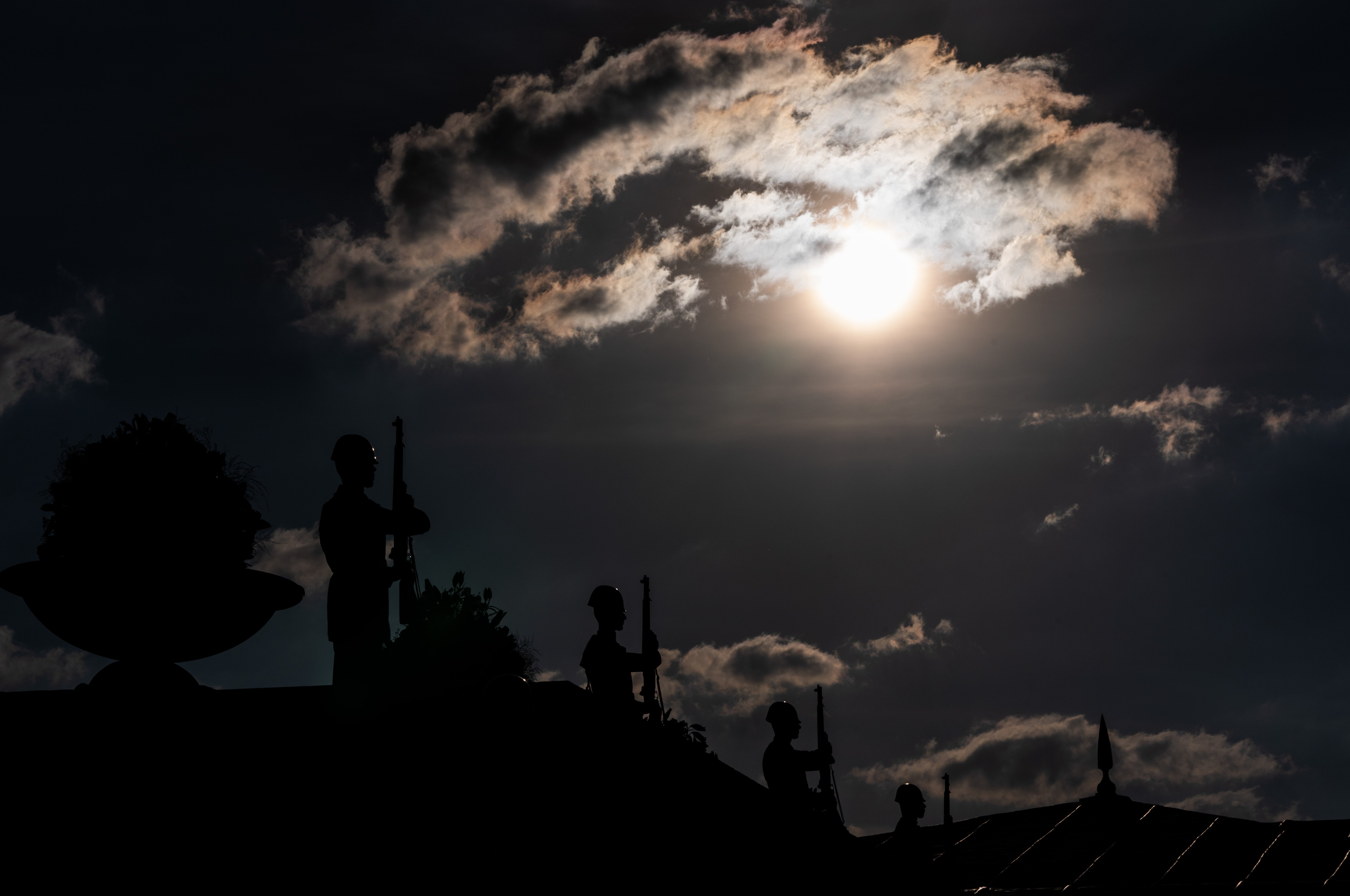 Anma töreninden bir başka kare