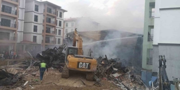 Hatay'da işçilerin kaldığı konteynerde yangın