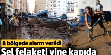 İspanya'nın 8 özerk bölgesinde şiddetli yağış alarmı verildi! Sel yine kapıda