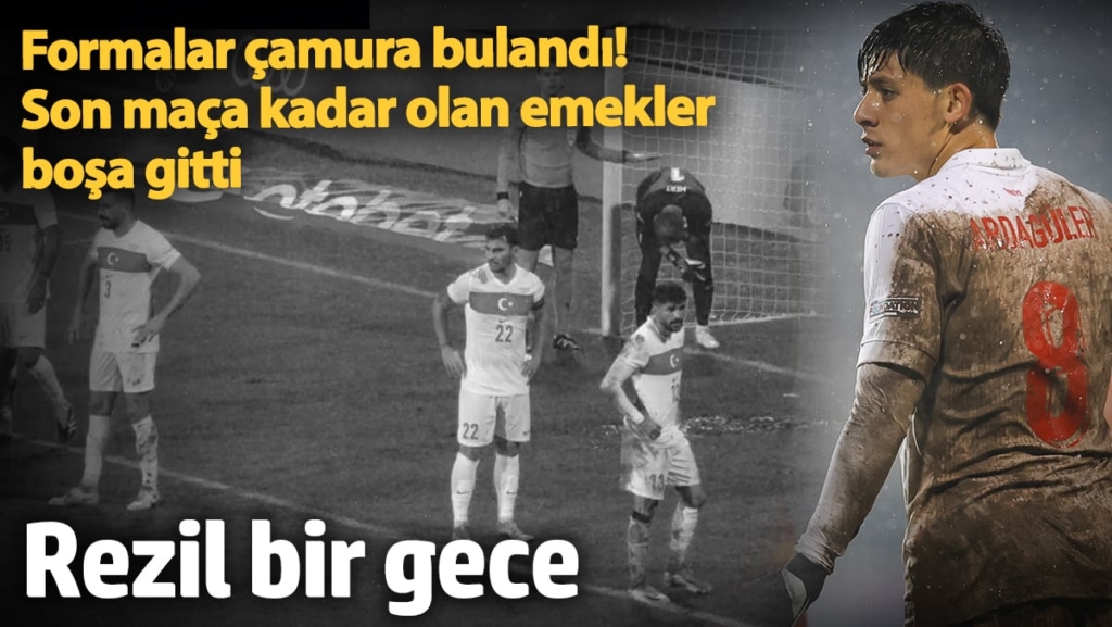 Karadağ üç golle kazandı. Gergin geçen maçta Türkiye istediğini alamadı