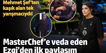Mehmet Şef’ten kaşık alan tek yarışmacıydı!  MasterChef’e veda eden Ezgi’den ilk paylaşım geldi
