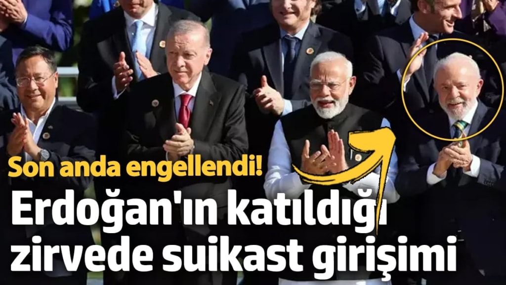 Cumhurbaşkanı Erdoğan G20 Zirvesi için gitmişti... Brezilya'da suikast iddiası!