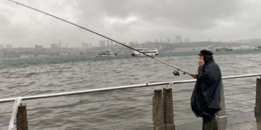 Balıkçıları lodos da durduramadı