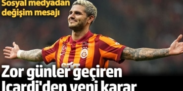 Mauro Icardi'nin saçları eski rengine döndü. Wanda Nara'ya gönderme yaptı