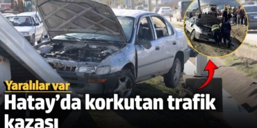 Hatay’da trafik kazası: 5 kişi yaralandı