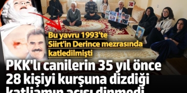PKK'lı teröristlerin 35 yıl önce 28 kişiyi kurşuna dizdiği İkiyaka katliamının acısı dinmedi
