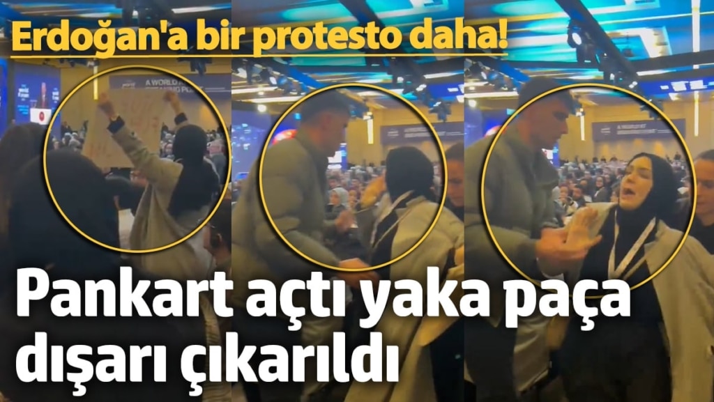 Cumhurbaşkanı Erdoğan'a ikinci protesto! (İZLE)