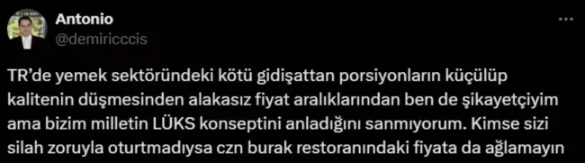 1732921991 69 CZN Burakin Restoraninda Fiyatlar Tartisma Yaratti.webp Görsel 2