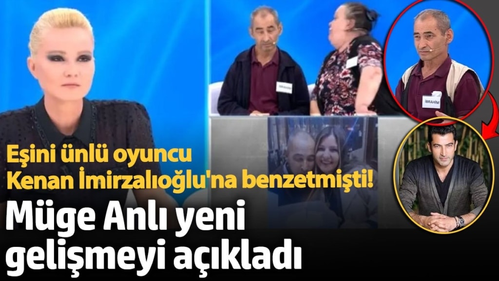 Eşini ünlü oyuncu Kenan İmirzalıoğlu'na benzetmişti! Müge Anlı yeni gelişmeyi açıkladı