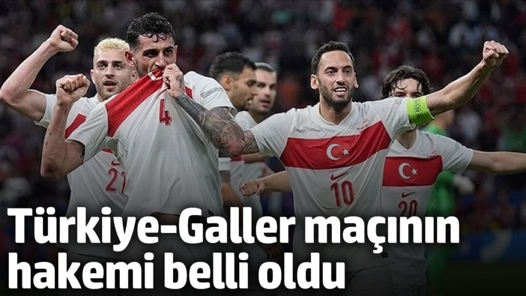 Türkiye-Galler maçının hakemi belli oldu