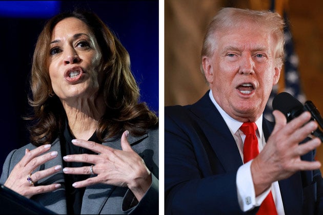 ABD Baskanlik Secimleri Harris ve Trump Esit Kamala Harris