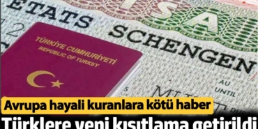 Türklere yeni kısıtlama getirildi. Avrupa hayali kuranlara kötü haber