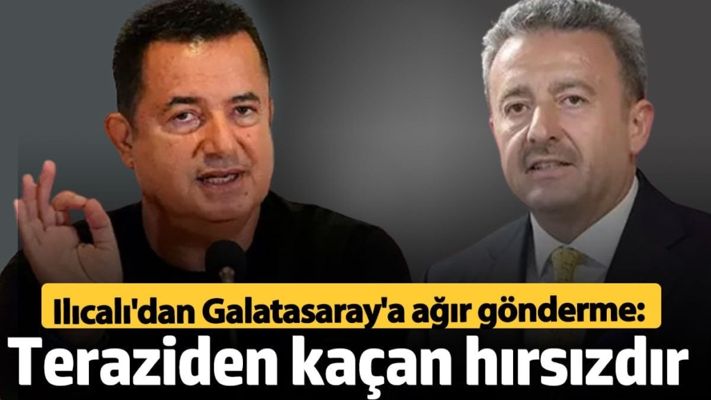 Acun Ilıcalı'dan Galatasaray'a ağır gönderme! 'Teraziden kaçan hırsızdır'