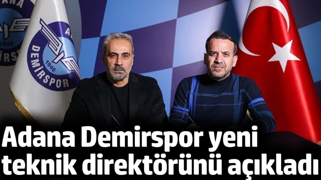 Adana Demirspor yeni teknik direktörünü açıkladı