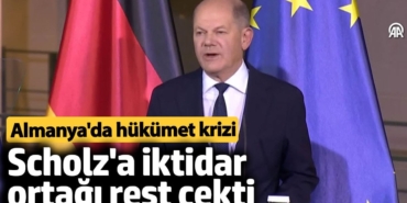 Almanya'da hükümet krizi. Scholz'a iktidar ortağından rest