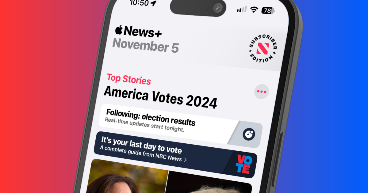 Apple News Seçim Sonuçlarını Takip Et
