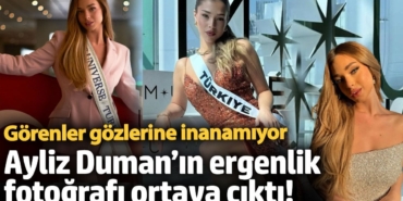 Ayliz Duman’ın ergenlik fotoğrafı ortaya çıktı! Görenler gözlerine inanamıyor