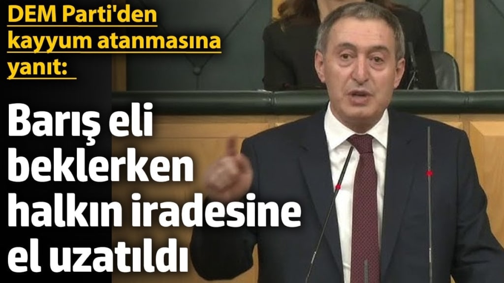 Kayyum sonrası DEM Parti'den ilk açıklama