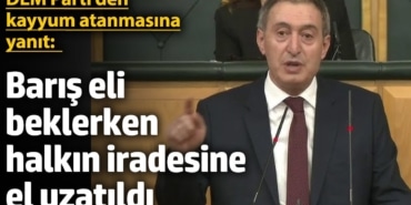 Kayyum sonrası DEM Parti'den ilk açıklama