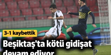 Beşiktaş Maccabi Tel Aviv'e 3-1 kaybetti