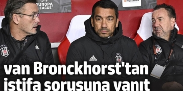 Giovanni van Bronckhorst'tan istifa sorusuna yanıt