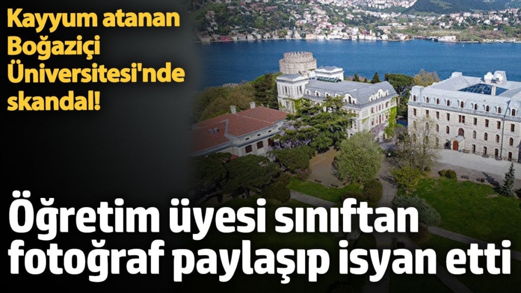 Boğaziçi Üniversitesi'nde kaloriferler yanmıyor: Öğrenciler montla derse giriyor