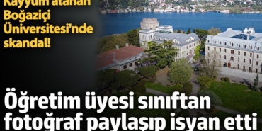 Boğaziçi Üniversitesi'nde kaloriferler yanmıyor: Öğrenciler montla derse giriyor