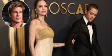 Angelina Jolie oğluyla kırmızı halıya çıkınca Brad Pitt küplere bindi