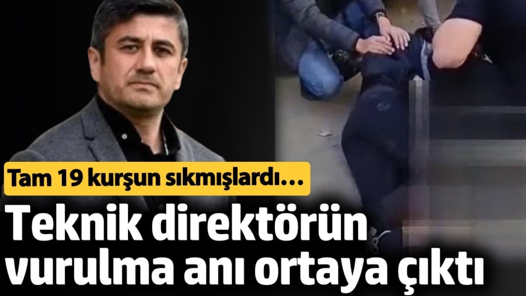 Çorluspor teknik direktörünün vurulma anı ortaya çıktı. Tam 19 kurşun sıkmışlardı...