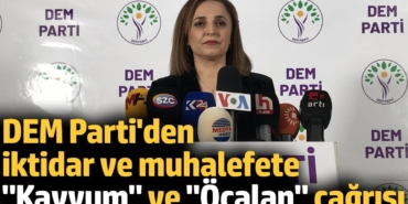DEM Parti'den iktidar ve muhalefete 'Kayyum' ve 'Öcalan' çağrısı