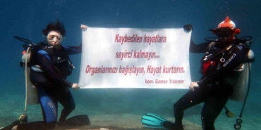 Deniz Altında Organ Bağışı Çağrısı!