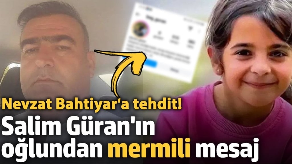 Nevzat Bahtiyar'a tehdit! Salim Güran'ın oğlundan 'mermi'li mesaj