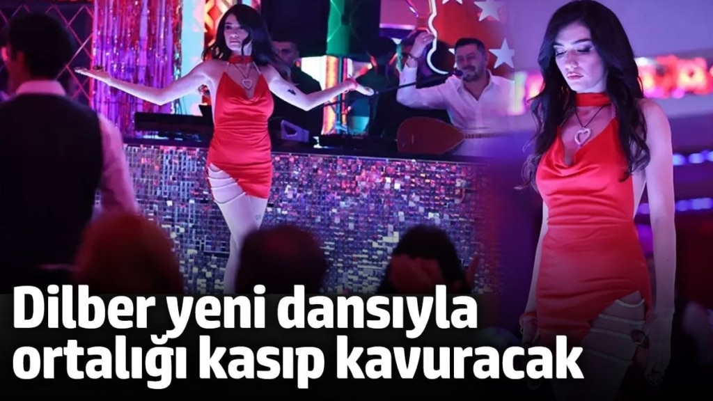Kırmızı elbisesi ile dans eden Dilber ortalığı kasıp kavuracak!