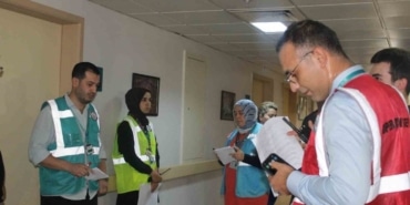 Düzce Hastanesi'nde Gerçekçi Yangın Tatbikatı