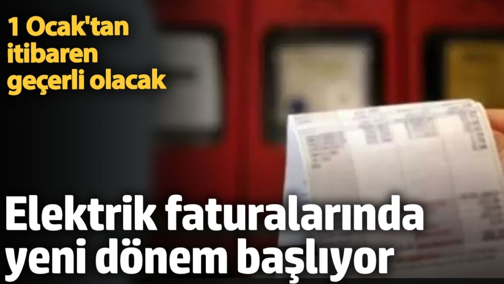 Elektrik faturalarında yeni dönem başlıyor. Yıllık 5 bin kilovatsaati aşan tüketimlere düzenleme