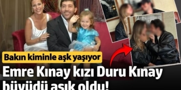 Emre Kınay ve Emine Ün'ün kızı Duru Kınay büyüdü aşık oldu!  Bakın kiminle aşk yaşıyor