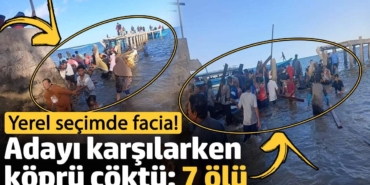 Endonezya’da yerel seçim adayını karşılarken köprü çöktü: 7 ölü