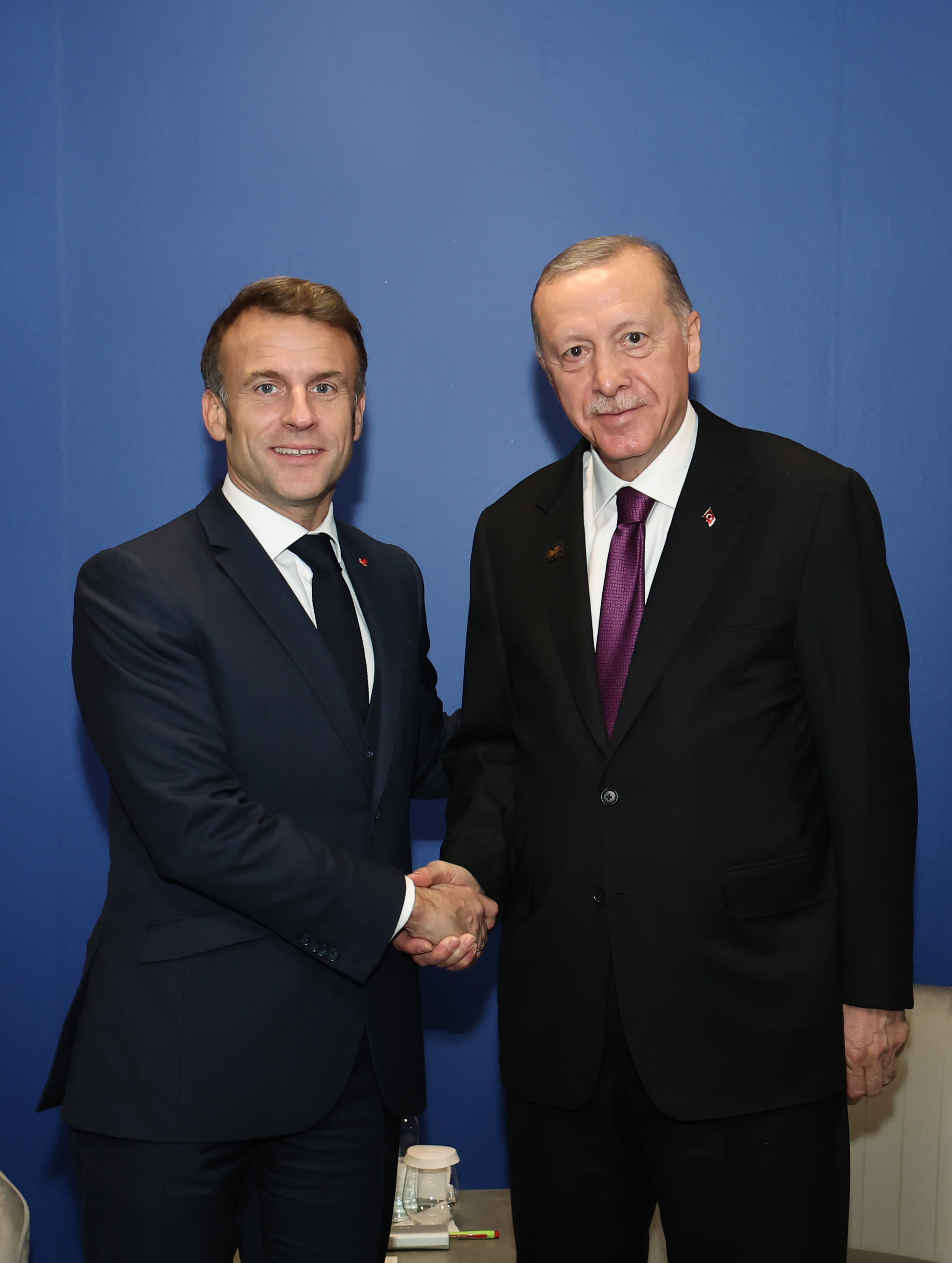 Cumhurbaşkanı Erdoğan ve Macron'un Görüşmesi