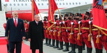 Cumhurbaşkanı Arnavutluk'a gitti