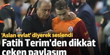Fatih Terim'den dikkat çeken Kerem Aktürkoğlu paylaşımı