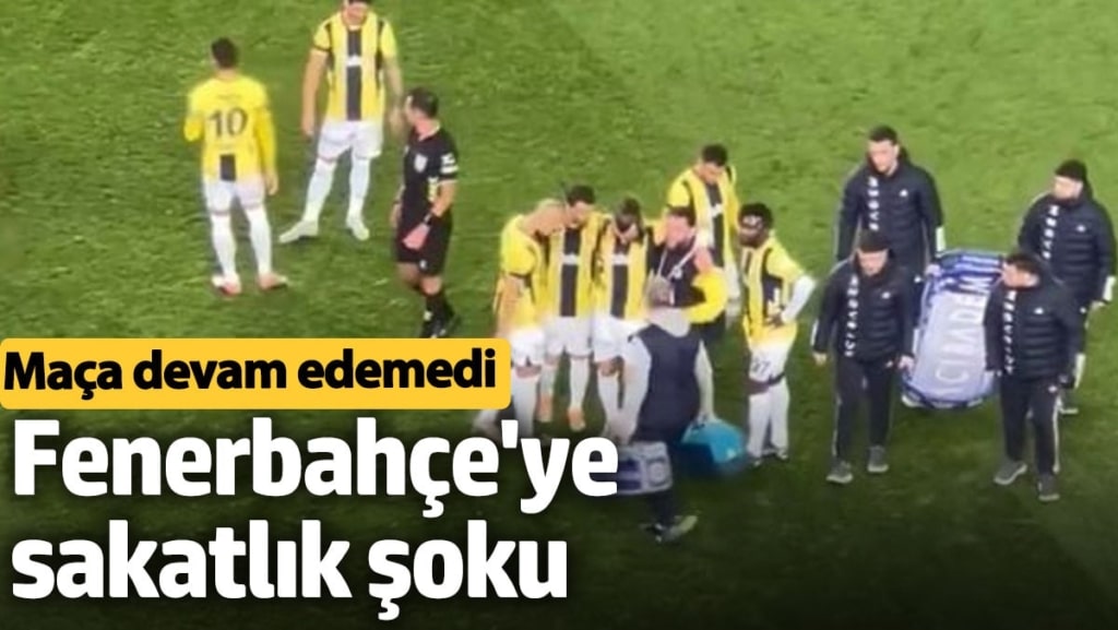Fenerbahçe'ye sakatlık şoku!
