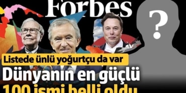 Forbes, dünyanın en güçlü 100 ismi arasında  arasında Chobani CEO'su Hamdi Ulukaya da yer aldı
