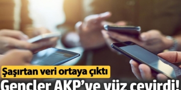 Gençler AKP’ye yüz çevirdi! Şaşırtan veri ortaya çıktı