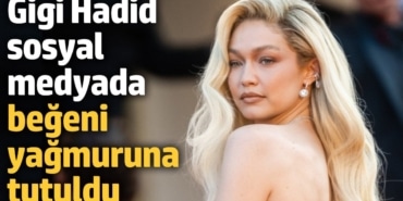 Gigi Hadid sosyal  medyada beğeni yağmuruna  tutuldu