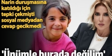 Narin duruşmasına katılan Gülben Ergen'e tepki. Sosyal medyadan cevap verdi