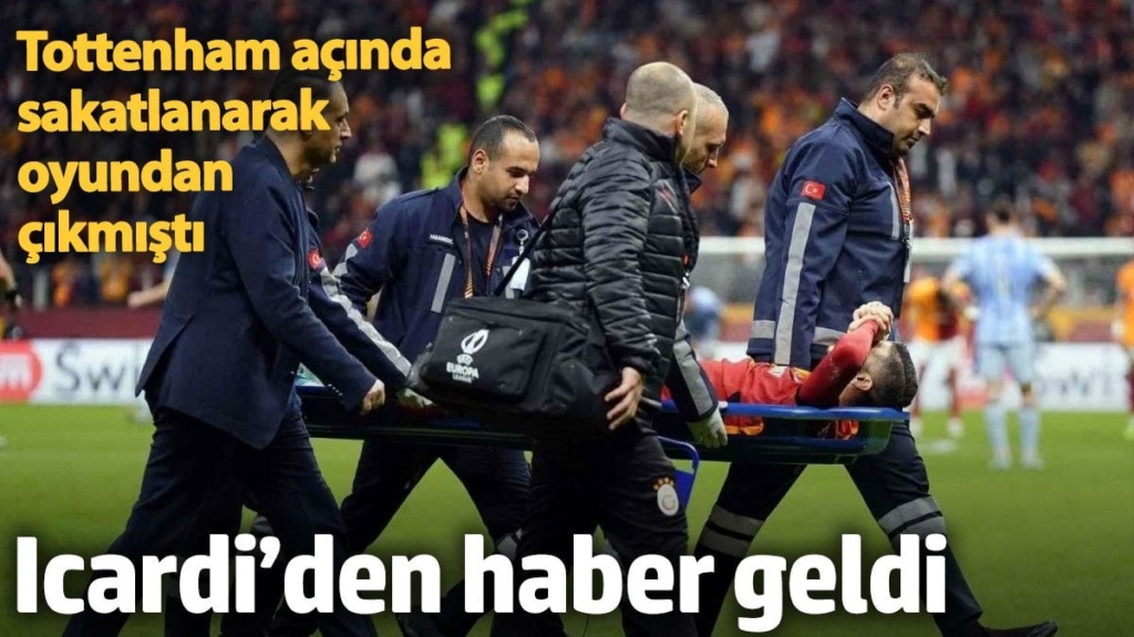 Tottenham maçında sakatlanarak oyundan çıkmıştı. Icardi’den haber geldi