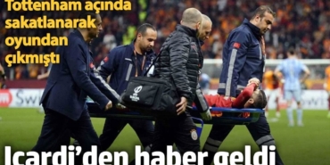Tottenham maçında sakatlanarak oyundan çıkmıştı. Icardi’den haber geldi
