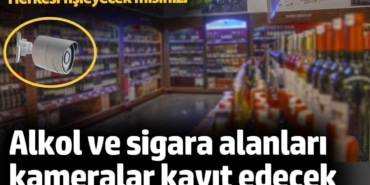Alkol ve sigara alanları kameralar kayıt edecek. "Herkesi fişleyecek misiniz!"