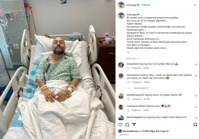 Izzet Capa Kalp Krizi Gecirdi İzzet Çapa